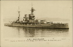 HMS "Queen Elizabeth" Postcard