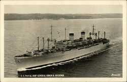U.S. Naval Ship General Simon B. Buckner Postcard