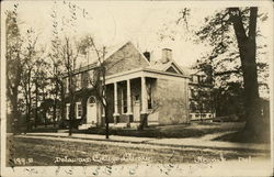 Delaware College Library Postcard