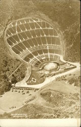 Aeroplane View, Hollywood Bowl Postcard