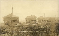 Cottages, Gurnet Road Postcard