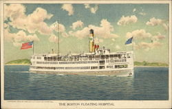 The Boston Floating Hospital Steamers Postcard Postcard