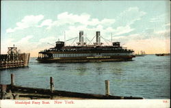 Municipal Ferry Boat Postcard