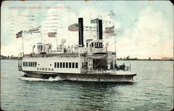 Ferryboat Ramona Postcard