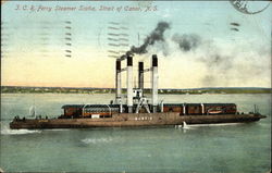 J.C.R. Ferry Steamer Scotia, Strait of Canso, N.S Nova Scotia Canada Postcard Postcard