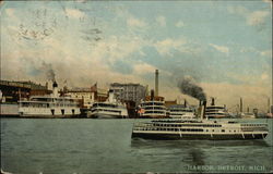 Harbor Detroit, MI Postcard Postcard