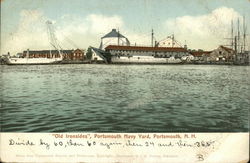 "Old Ironsides" Portsmouth Navy Yard Postcard