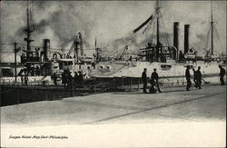 League Island Navy Yard Postcard