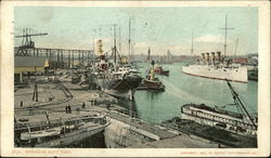 Brooklyn Navy Yard Postcard