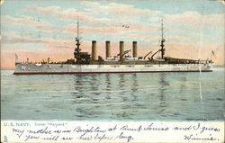 Cruiser "Maryland" Postcard