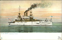 Battleship "Illinois" Postcard