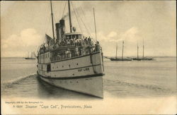Steamer Cape Cod Provincetown, MA Postcard Postcard