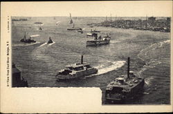 View From East River Bridge Postcard