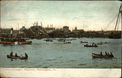 Cramp's Shipyard Postcard