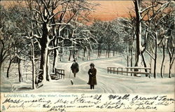 "White Winter", Cherokee Park Postcard