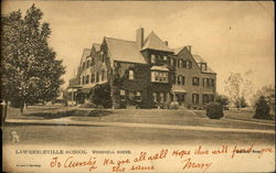 Lawrenceville School, Woodhull House New Jersey Postcard Postcard