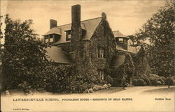 Lawrenceville School - Foundation House, Residence of Head Master New Jersey Postcard Postcard