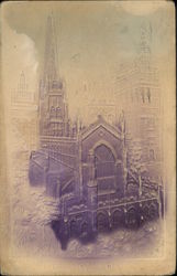 Trinity Church New York City, NY Postcard Postcard