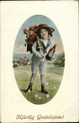 Hjartlig Gratulation Postcard