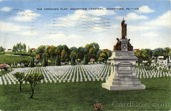 The Unknown Plot, Grandview Cemetery Johnstown Pennsylvania