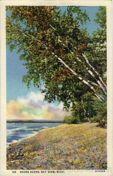 Shore Scene Bay View Michigan