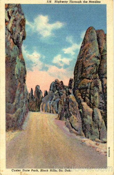 Highway Through the Needles, Custer State Park Black Hills South Dakota