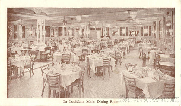 La Louisiane Main Dining Room New Orleans Louisiana