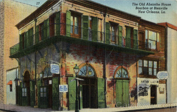 The Old Absinthe House, Bourbon at Blenville New Orleans Louisiana