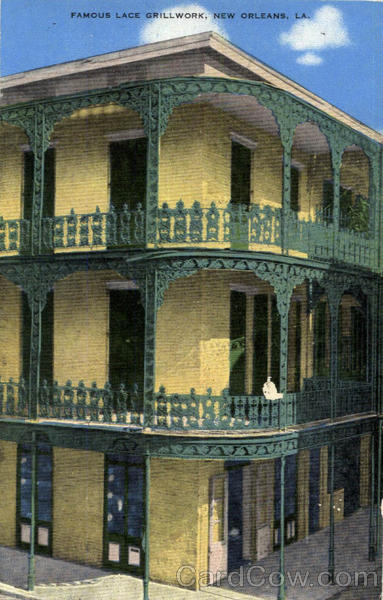 Famous Lace Grillwork New Orleans Louisiana