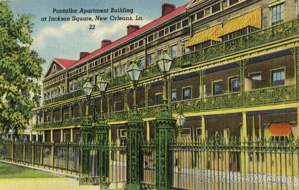 Pontalba Apartment Building at Jackson Square New Orleans Louisiana