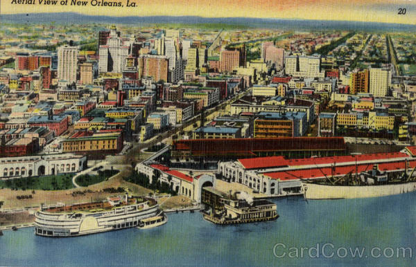 Aerial View of New Orleans Louisiana