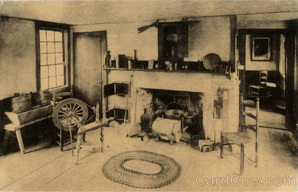 Interior of Daniel Webster Birthplace Franklin New Hampshire