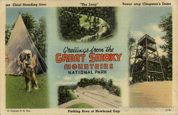 Greetings from Great Smoky Mountains National Park Mount Vernon Tennessee