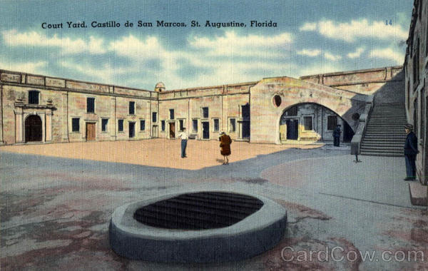 Court Yard, Castillo de San Marcos St. Augustine Florida