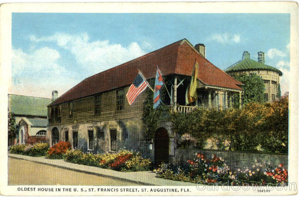 Oldest house in the U.S, St. Francis Street St. Augustine Florida