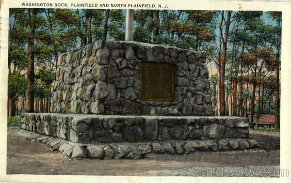 Washington Rock, Plainfield and North Plainfield New Jersey