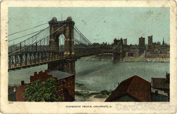 Suspension Bridge Cincinnati Ohio