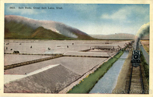 Salt Beds Great Salt Lake Utah