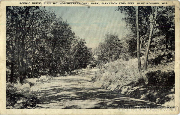 Scenic Drive, Blue Mounds Recreational Park Wisconsin