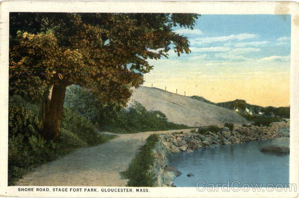 Shore Road, Stage Fort Park Gloucester Massachusetts