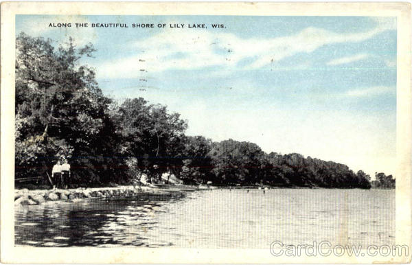 Along the Beautiful Shore of Lily Lake Wisconsin
