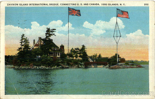 Zavikon Island International Bridge Thousand Islands New York