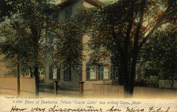 Home of Hawthorne Salem Massachusetts