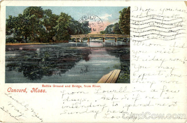 Battle Ground and Bridge Concord Massachusetts
