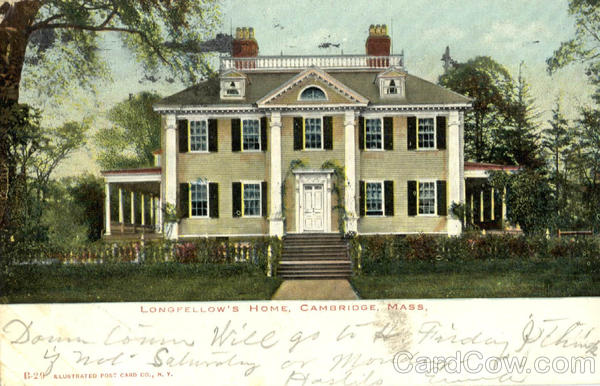 Longfellow's Home Cambridge Massachusetts