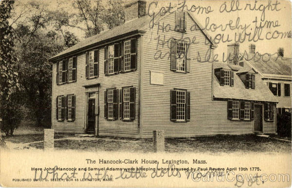 The Hancock-Clark House Lexington Massachusetts
