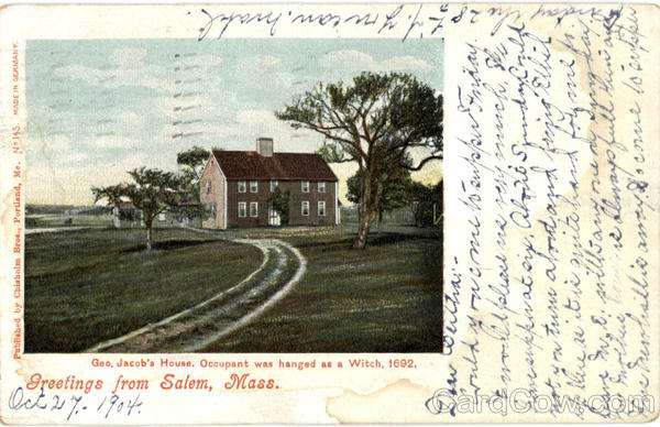 Geo. Jacob's House Salem Massachusetts