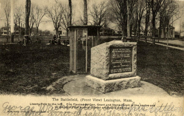 The Battle field, (Front View) Lexington Massachusetts