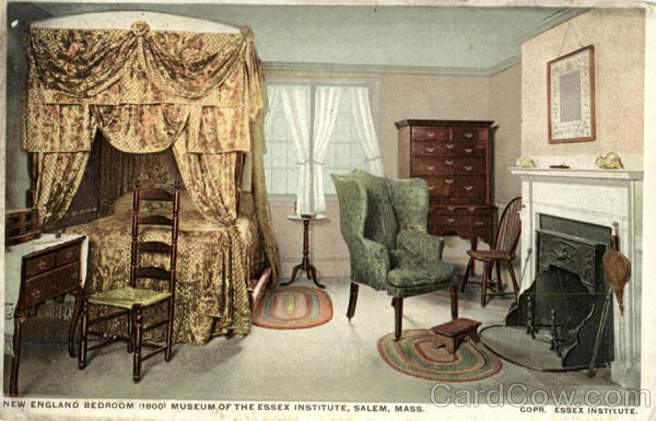 New England Bedroom (1800) Museum of the Essex Institute Salem Massachusetts
