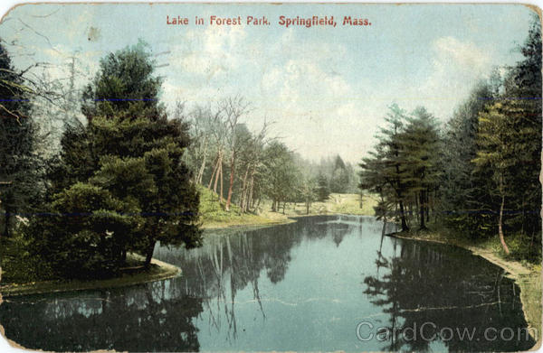 Lake in Forest Park Springfield Massachusetts